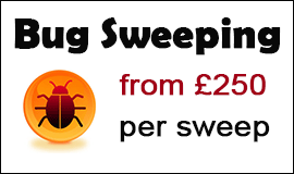 Bug Sweeping Cost in Hucknall